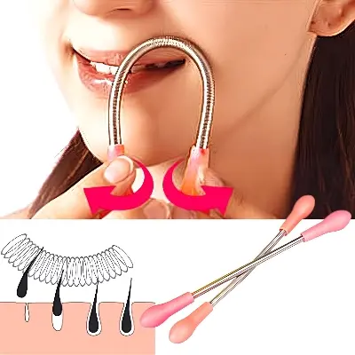 Picture of Face Hair Remover Woman Epilator For Face Hair Removal Facial Hair Remover For Women Epilator Cleaner Stick Makeup Tools Multicolor
