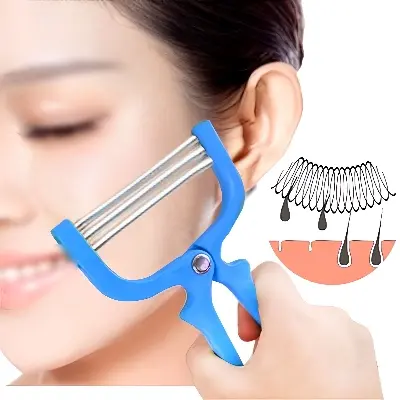 Picture of Facial Epilator Facial Hair Remover Safe Removal Tool Face Beauty Threading Shaving Removal Stick Hair Epilator Wax Multicolor