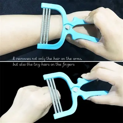 Picture of Facial Epilator Facial Hair Remover Safe Removal Tool Face Beauty Threading Shaving Removal Stick Hair Epilator Wax Multicolor
