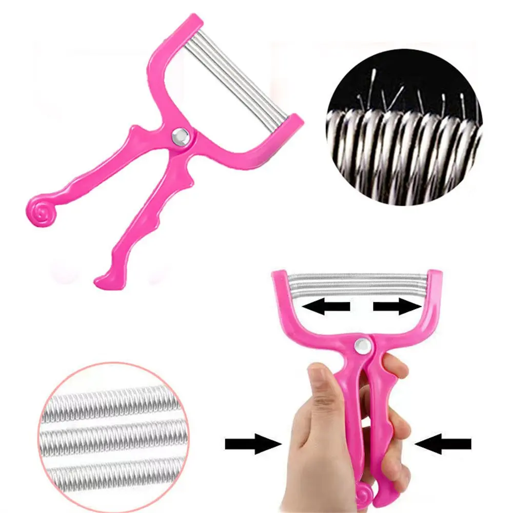 Picture of Facial Epilator Facial Hair Remover Safe Removal Tool Face Beauty Threading Shaving Removal Stick Hair Epilator Wax Multicolor