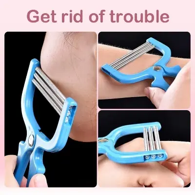 Picture of Facial Epilator Facial Hair Remover Safe Removal Tool Face Beauty Threading Shaving Removal Stick Hair Epilator Wax Multicolor