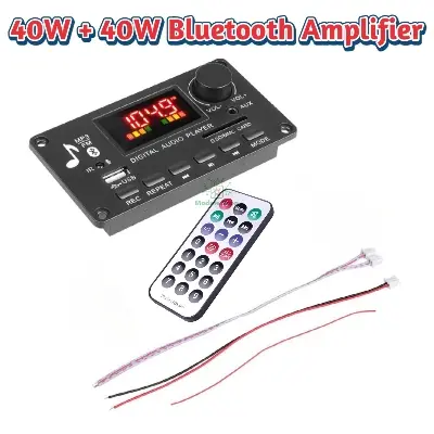 Picture of KH-G022 Digital Car Audio Player Bluetooth 5.0 FM Radio MP3 Decoder Receiver Amplifier USB SD Card Reader Bluetooth 5.0 Radio Module Remote Control Mp3 AUX WMA Player Multicolor