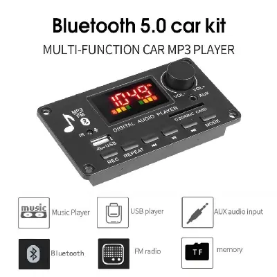Picture of KH-G022 Digital Car Audio Player Bluetooth 5.0 FM Radio MP3 Decoder Receiver Amplifier USB SD Card Reader Bluetooth 5.0 Radio Module Remote Control Mp3 AUX WMA Player Multicolor