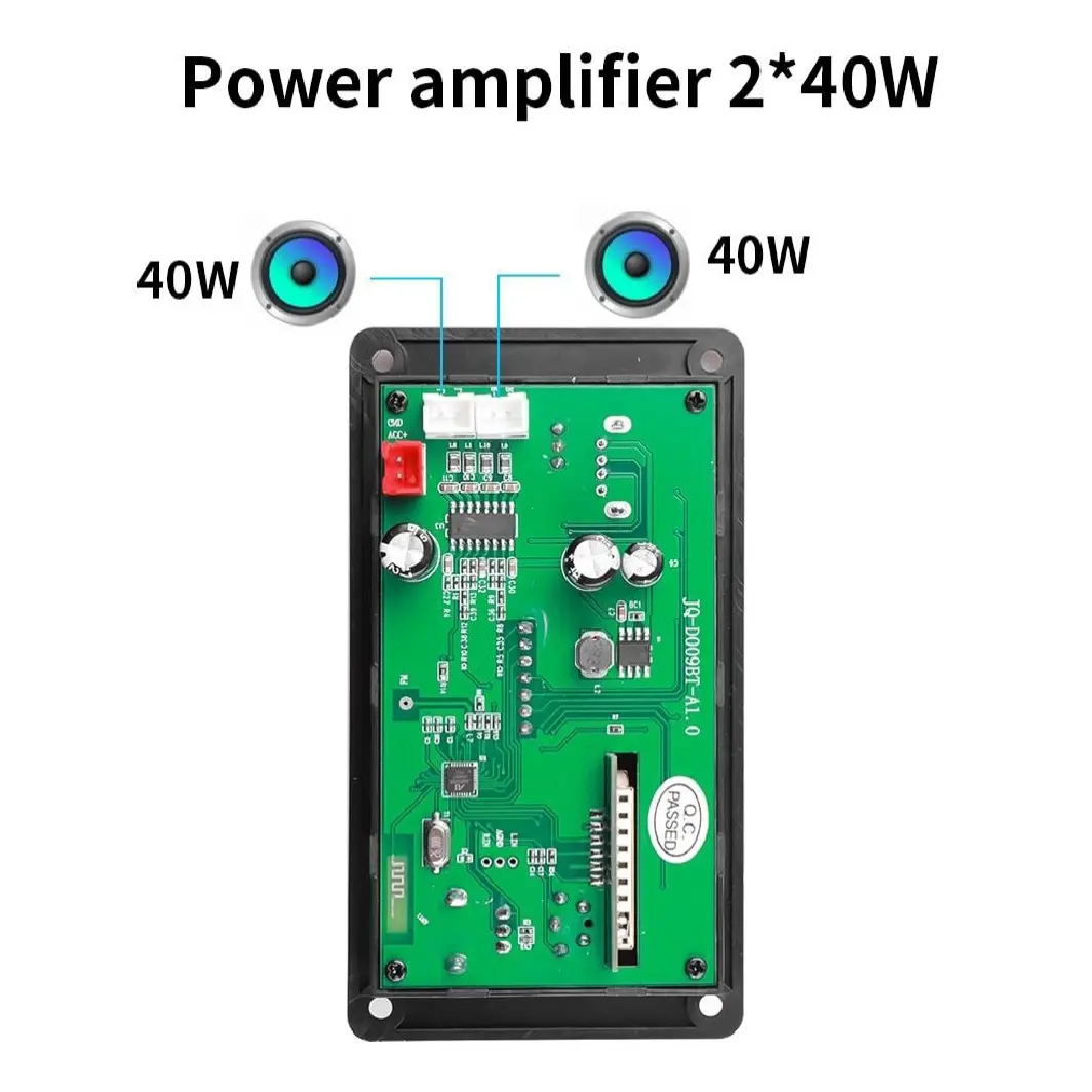 Picture of KH-G022 Digital Car Audio Player Bluetooth 5.0 FM Radio MP3 Decoder Receiver Amplifier USB SD Card Reader Bluetooth 5.0 Radio Module Remote Control Mp3 AUX WMA Player Multicolor