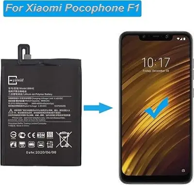 Picture of XIAOMI Replacement Battery BM4E For Xiaomi MI Pocophone F1 Poco F1 Authentic Phone Battery 3900mAh Poco F1 Battey