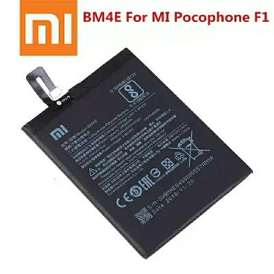 Picture of XIAOMI Replacement Battery BM4E For Xiaomi MI Pocophone F1 Poco F1 Authentic Phone Battery 3900mAh Poco F1 Battey