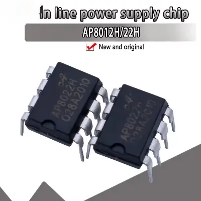 Picture of AP8022H PWM Power Mosfet Direct Plug DIP-8 Switching Power Management Module Chip IC for Commonly Used Induction Infrared Cooker Power Baord Black