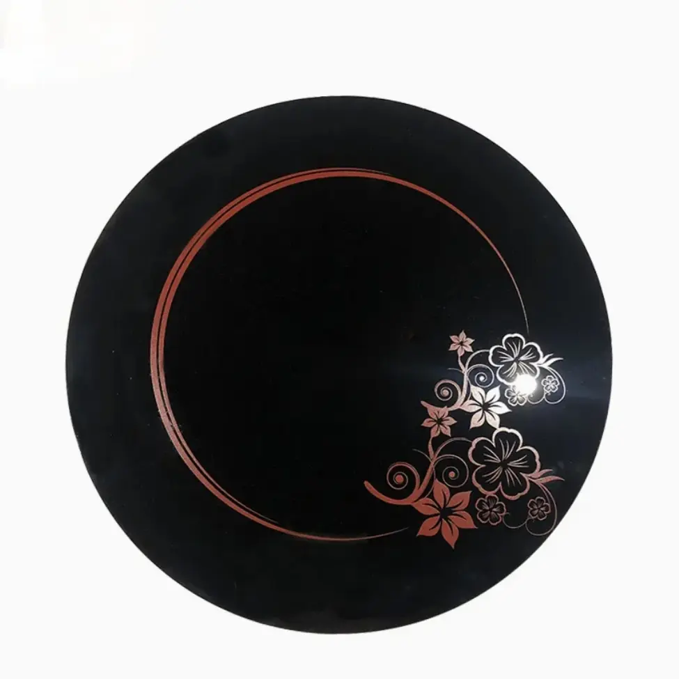 Picture of Induction Cooker Round Glass Middle Crystal Glass Plate Black