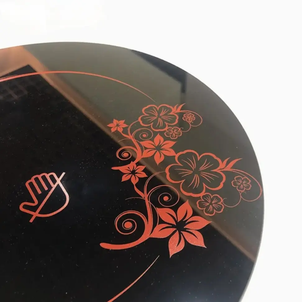 Picture of Induction Cooker Round Glass Middle Crystal Glass Plate Black