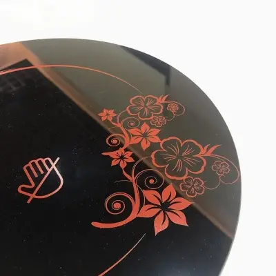 Picture of Induction Cooker Round Glass Middle Crystal Glass Plate Black