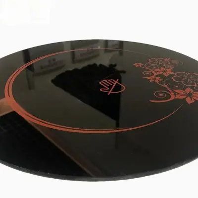 Picture of Induction Cooker Round Glass Middle Crystal Glass Plate Black