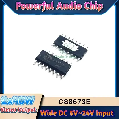 Picture of Chipstar cs8673e 16 পিন শক্তিশালী অডিও অ্যাম্প্লিফায়ার চিপ sop16 ব্যবহার করে ZK-502MT CA-502MT ZK-MT21 Black