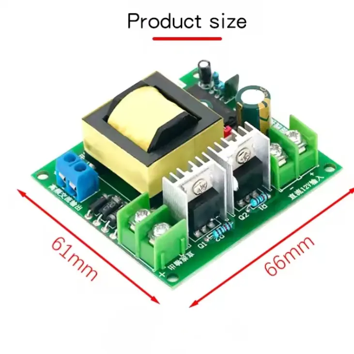 Picture of 150W DC-AC 12V to 110V 200V Converter Booster Module High Power Step Up Inverter Converter Constant Power Supply Regulator Multicolor