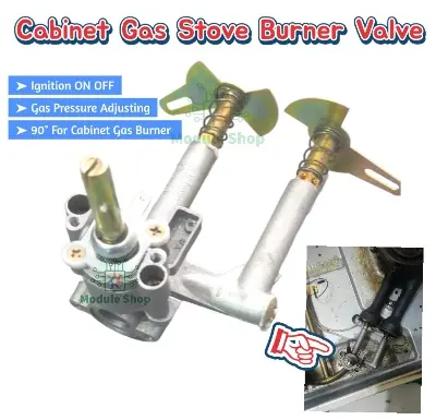 Picture of Cabinet Gas Stove Gas Pressure ON OFF Regulator Valve For Electrical Ignition System Stove 90′ Oven Range Valve Electric Switch LG NG Cylinder Natural Gas Multicolor