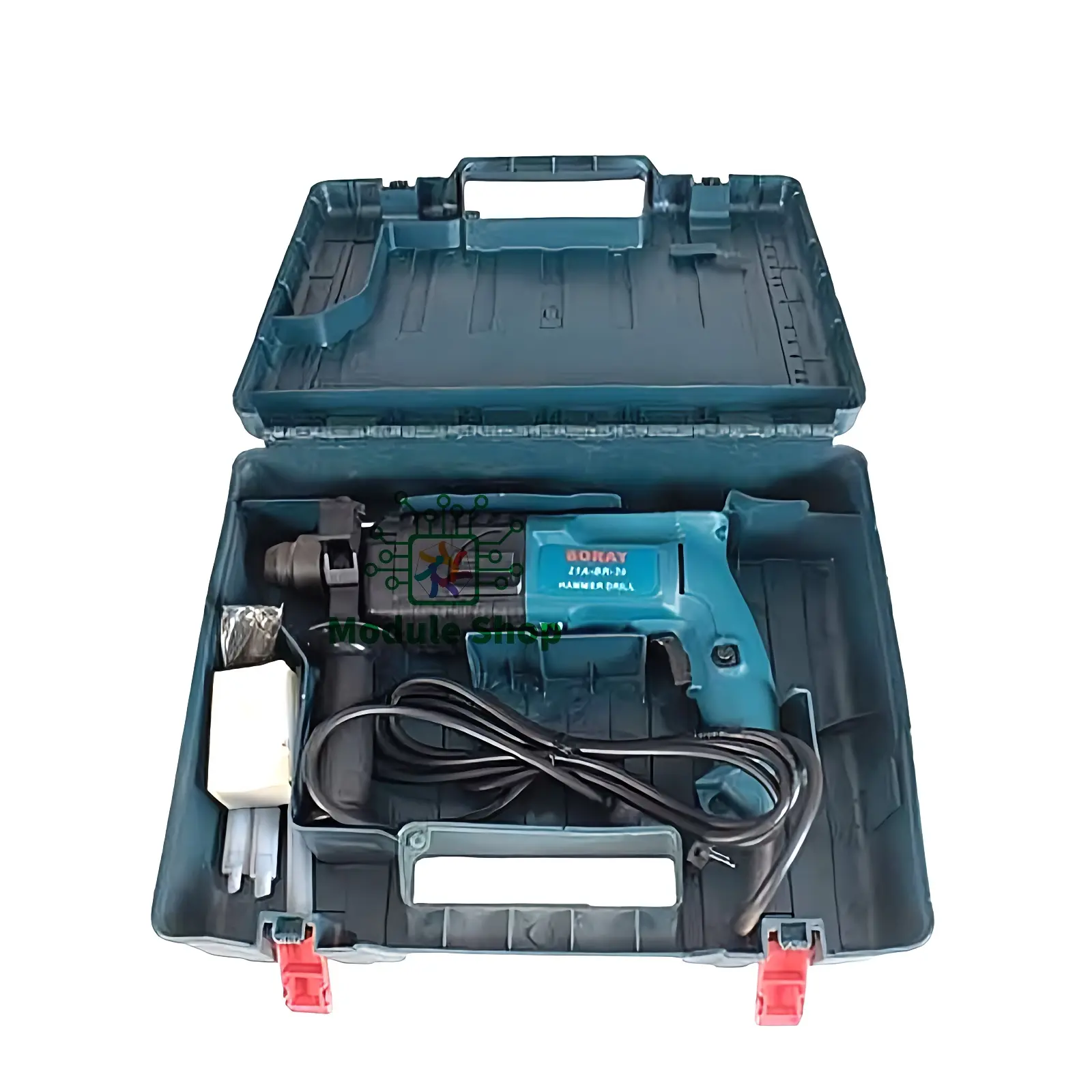 Picture of BORAY Rotary Hammer Drill Machine AC 220v 20-22mm Professional Hammer Mode Knife Mode Heavy Duty Hammer Drill Machine For Drilling Wall
 Wood Plastic Multicolor