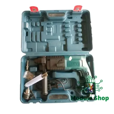 Picture of BORAY Rotary Hammer Drill Machine AC 220v 20-22mm Professional Hammer Mode Knife Mode Heavy Duty Hammer Drill Machine For Drilling Wall
 Wood Plastic Multicolor