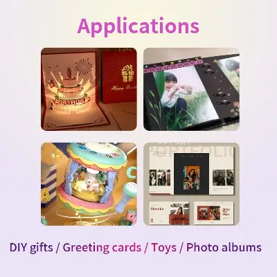 Picture of GC03 Recording Card Movement Creative Gift Christmas birthday Music Cover MP3 Download Voice Module TYPE-C with Speaker No Battery