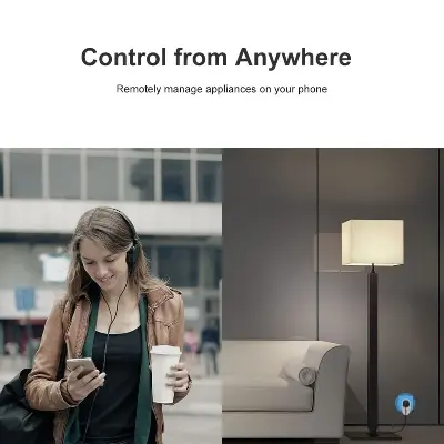 Picture of SONOFF S26TPB 10A WiFi Plug Wireless Power Socket US Smart Home Switch Works with Alexa SmartThings APP 10a 120v