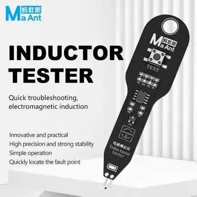 Picture of MaAnt Inductance Tester Motherboard Coil Tester Inductor Detector Repair Tool Electromagnetic Induction Quick Fault Check M093, Black