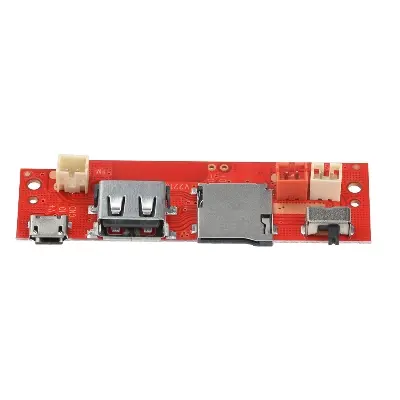 Picture of V109 5V Audio Circuit Board With Wires
Bluetooth Compatible Module Amplifier Board FM Radio 3W~5W DIY
Module With Battery Charging Port Micro USB Multicolor