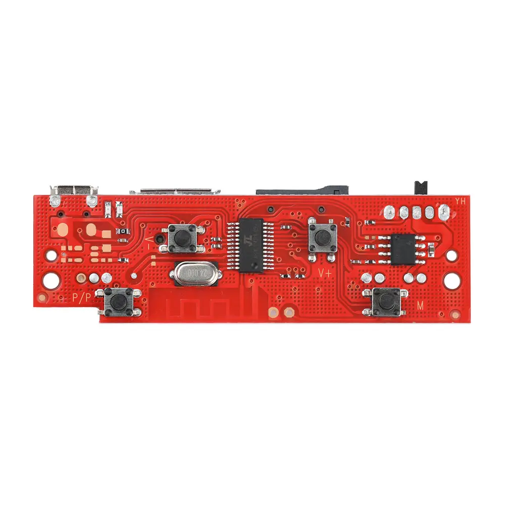 Picture of V109 5V Audio Circuit Board With Wires
Bluetooth Compatible Module Amplifier Board FM Radio 3W~5W DIY
Module With Battery Charging Port Micro USB Multicolor