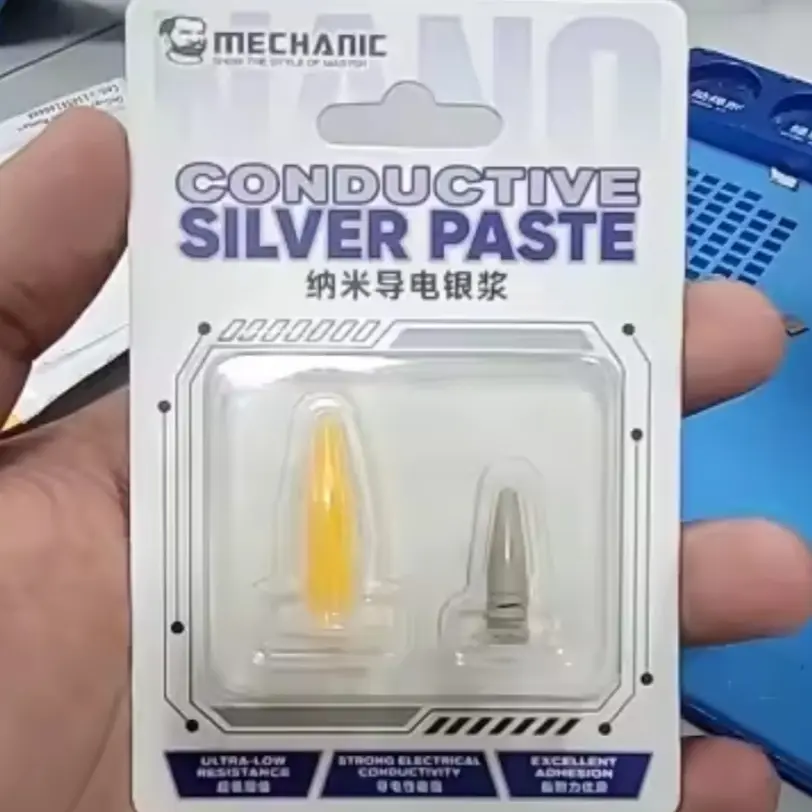 Picture of MECHANIC NANO20 Nano Conductive Silver Paste for iPhone Android Phone Repair Flexible Screen Circuit Repair ITO Silver Paste Multicolor