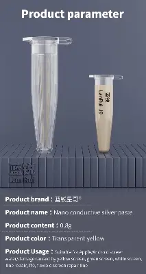 Picture of Lanrui J9 Nano Conductive Silver Paste Low Resistance Screen Line Repair for PhoneS IPhone Android Green Yellow Screen Fix Tools Multicolor