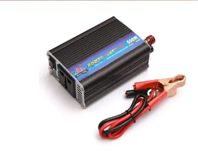 Picture of Power Inverter DC 12V to AC 220V 500W 12V Power Source From Car Solar 12V Battery Used in LED Lamp LED TV Laptop PC 500W