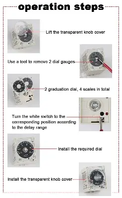Picture of ST3P A Multi-Function Timer Relay with Base Socket AC220v /Off Delay Modes & 8-Pin Configuration Options 