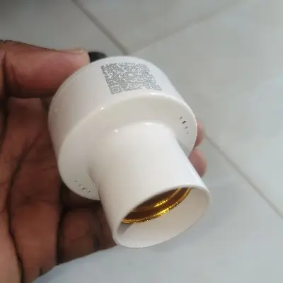 Picture of Smart Wireless Bluetooth App Control Lamp Holder B22/E27 Pin Type to E27 Thread Type LED Lamp Holder AC 85–265V Timer Control Adjustable Light Socket Converter E27 Pin to Thread