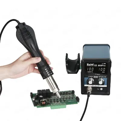 Picture of Kaisi 858 Pro Heat Gun Hot Air Gun Hot air Rework Station Micr for Phone Repair Multicolor