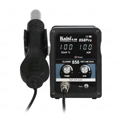 Picture of Kaisi 858 Pro Heat Gun Hot Air Gun Hot air Rework Station Micr for Phone Repair Multicolor