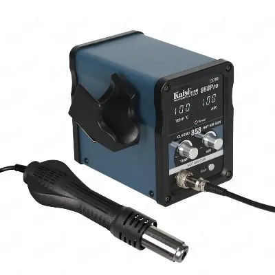 Picture of Kaisi 858 Pro Heat Gun Hot Air Gun Hot air Rework Station Micr for Phone Repair Multicolor