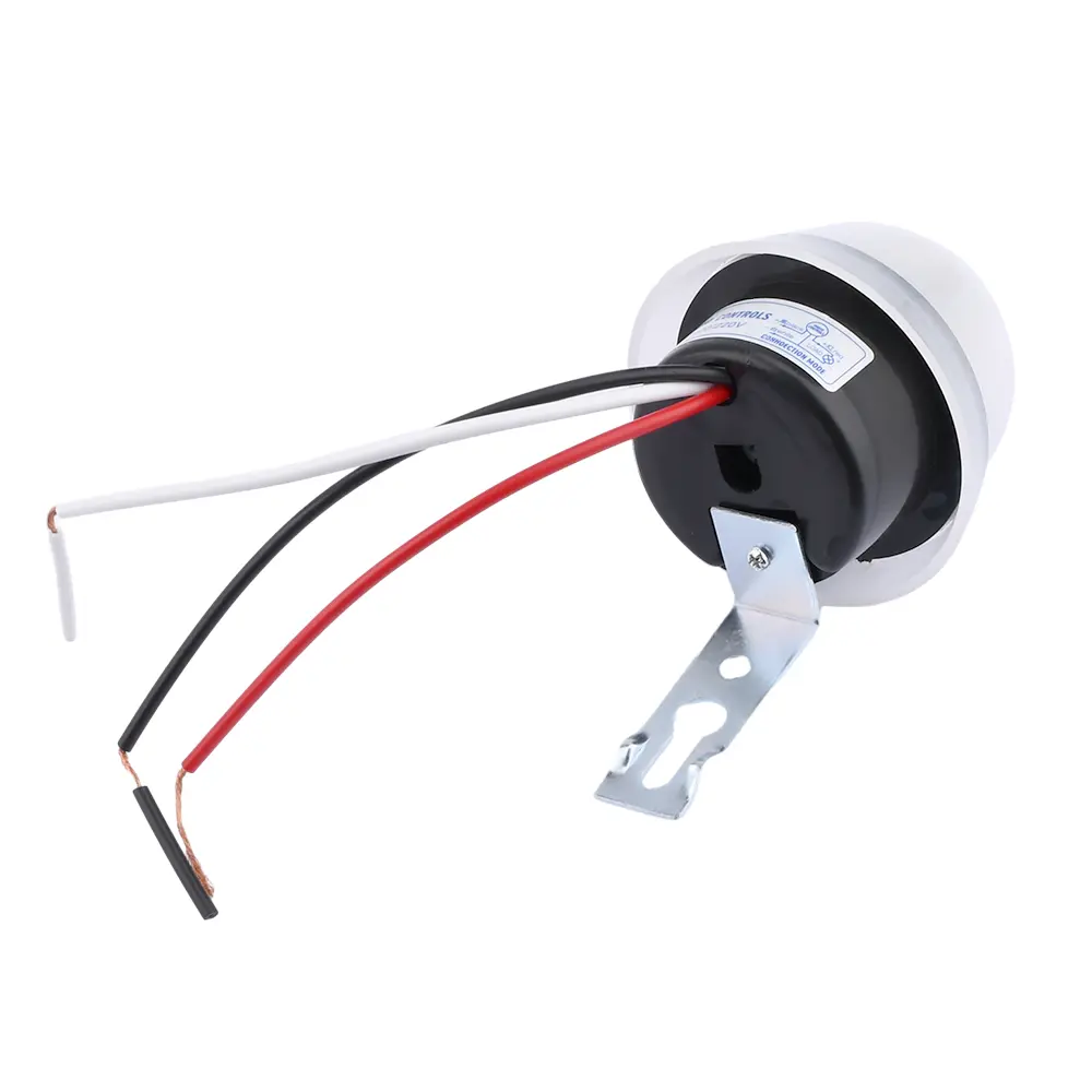 Picture of AS-20 Light Control Switch AC 110V 220V DC 12V Waterproof Sensitive Auto Photo Switch On/Off Photocell Street LED Light Switch 