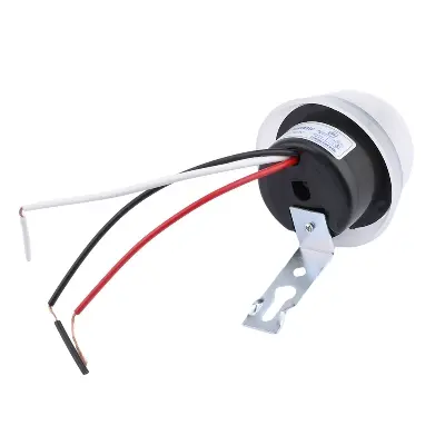 Picture of AS-20 Light Control Switch AC 110V 220V DC 12V Waterproof Sensitive Auto Photo Switch On/Off Photocell Street LED Light Switch 