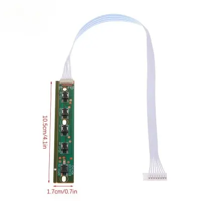 Picture of MR6 LCD Keypad Board switch 5 key Button for Universal LCD Driver controller Board Keypad Board OSD MENU Control Board for MT169 MT561 MT6820 VGA Driver Board Multicolor