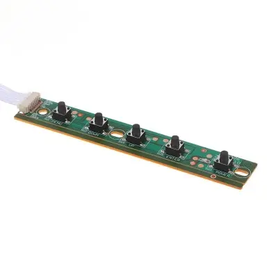 Picture of MR6 LCD Keypad Board switch 5 key Button for Universal LCD Driver controller Board Keypad Board OSD MENU Control Board for MT169 MT561 MT6820 VGA Driver Board Multicolor