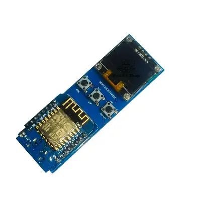 Picture of ESP-12F Wifi Module Type B Power Ready to Use Using Esp8266 D1 Mini Wifi Deauther with Coding + Soldering for Learning Developemt Educational Purpose With Soldering