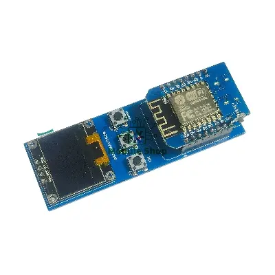 Picture of ESP-12F Wifi Module Type B Power Ready to Use Using Esp8266 D1 Mini Wifi Deauther with Coding + Soldering for Learning Developemt Educational Purpose With Soldering
