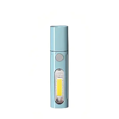 Picture of Dingneng DN-Li135 is a mini USB Rechargeable LED Torch Adjustable Zoom Type C Charging that uses a lithium battery It is a compact, lightweight flashlight typically marketed for general use and as a portable emergency light Multicolor