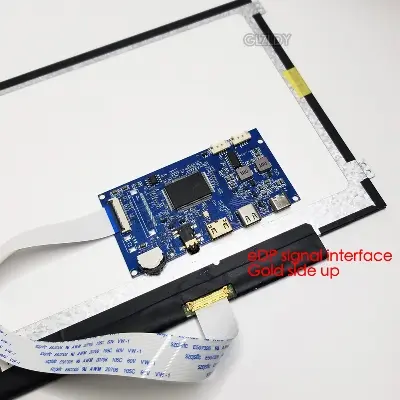Picture of Laptop Display Driver eDP 30 Pin 0.5mm 1366x768 Mini HDMI Type-C EDP Driver Board EDP Signal Screen Controller Board Portable LED LCD Display Board+LVDs+Type C
