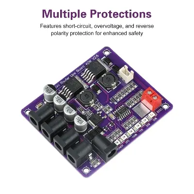 Picture of Mini Router Uninterruptible Power Supply Board 12.6V Battery Charging Board 3S Lithium Battery
Input 5V/9V/12V Output 40W DC UPS for Router Onu CCTV DVR XVR Multicolor