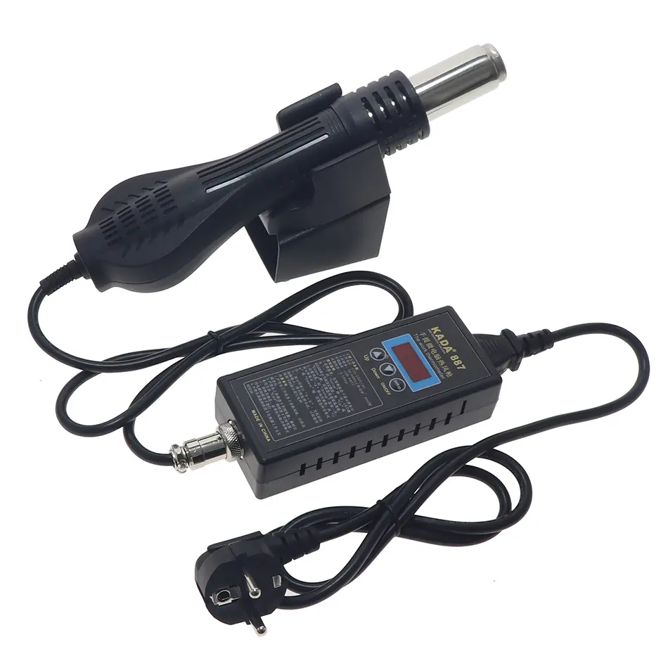 Picture of KADA 887 8858 Portable Digital Hot Air Gun BGA Rework Station Hot Air Blower Hot Air Gun Desoldering Repair Tools Multicolor