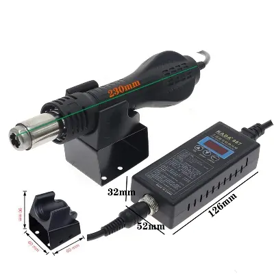 Picture of KADA 887 8858 Portable Digital Hot Air Gun BGA Rework Station Hot Air Blower Hot Air Gun Desoldering Repair Tools Multicolor