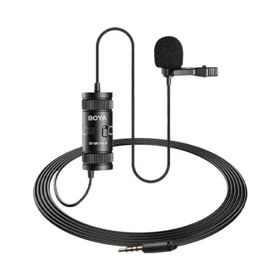 Picture of BOYA BY-M1 Pro II Universal Lavalier Microphone ( no need batteries )