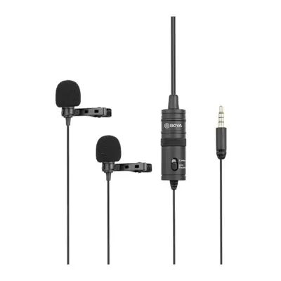 Picture of BOYA BY-M1DM Dual Omni-directional Lavalier Mic