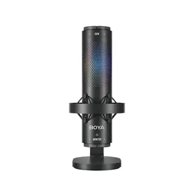 Picture of BOYA K9 Vibrant Lighting Condenser USB Microphone with RGB & Noise Cancellation, 3 Polar Pattern