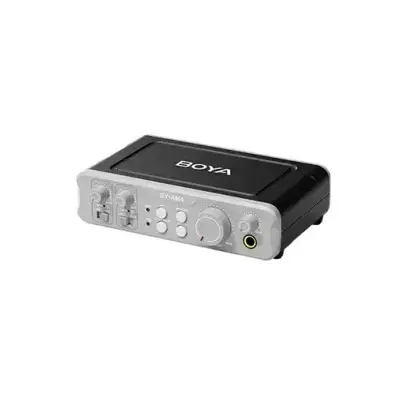 Picture of BOYA BY-AM4 Dual-Channel Audio Interface with Noise Cancellation