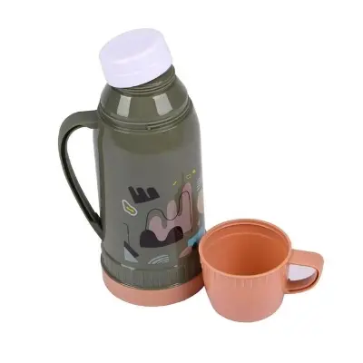 Picture of আকর্ষণীয় প্রিন্ট এবং উচ্চমানের গ্লাস ইনার সহ এক কাপ ভ্যাকুয়াম থার্মোস ফ্লাস্ক দৈনন্দিন ব্যবহারের জন্য আদর্শ | MNK SHOP - Multicolor