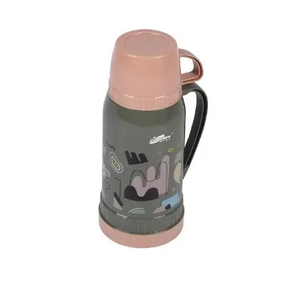 Picture of এক কাপসহ টেকসই এবং হালকা ওজনের প্রিমিয়াম গ্লাস ইনার ভ্যাকুয়াম থার্মোস ফ্লাস্ক দৈনন্দিন ব্যবহারের জন্য কার্যকর | MNK SHOP - Multicolor